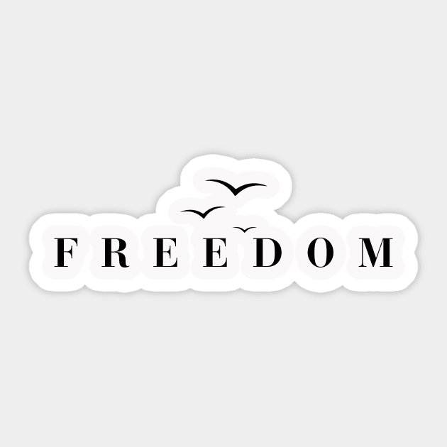 Freedom for All Sticker by Reaisha